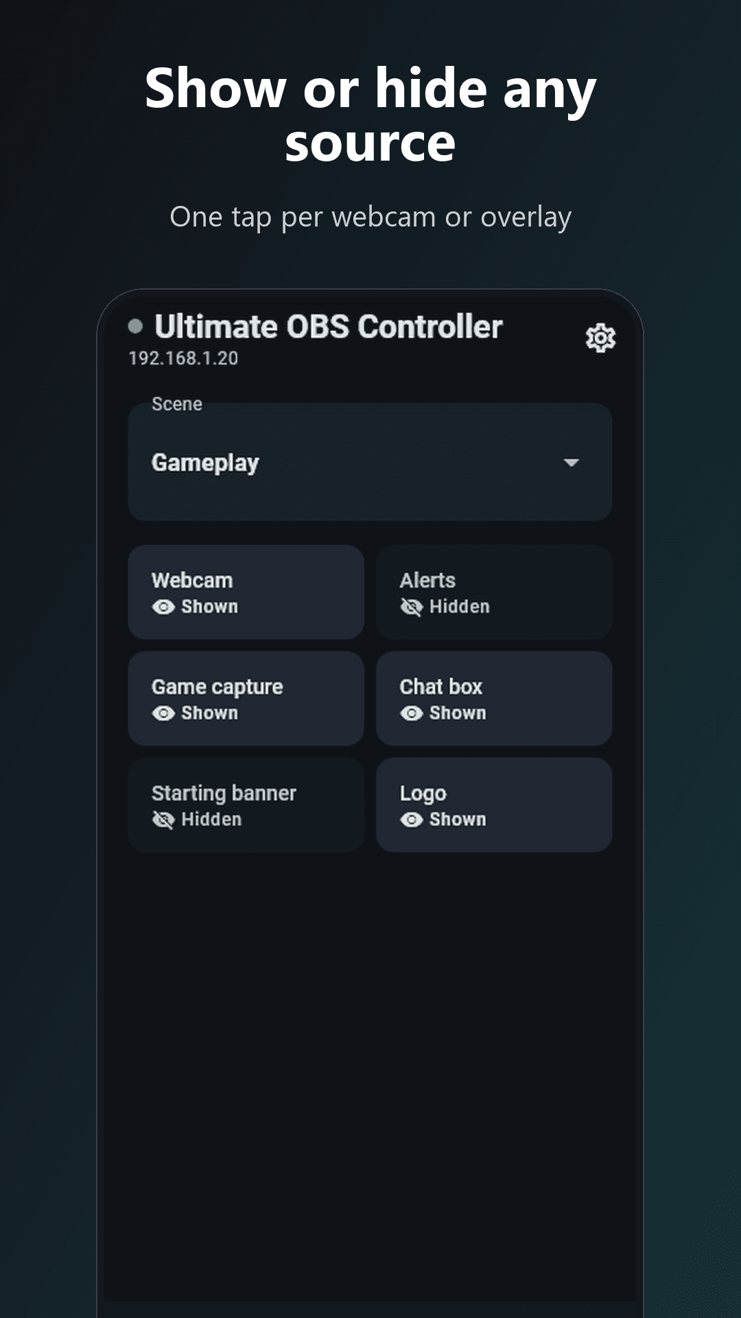 Ultimate OBS Controller screenshot 3