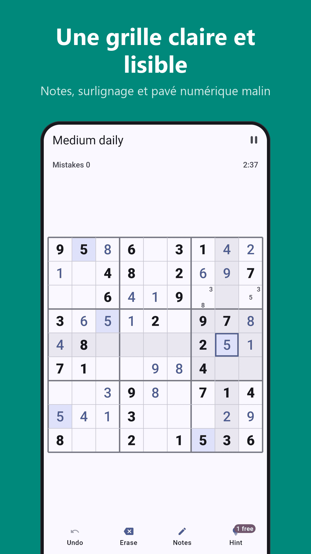 Capture d'écran 2 de Sudoku Duel