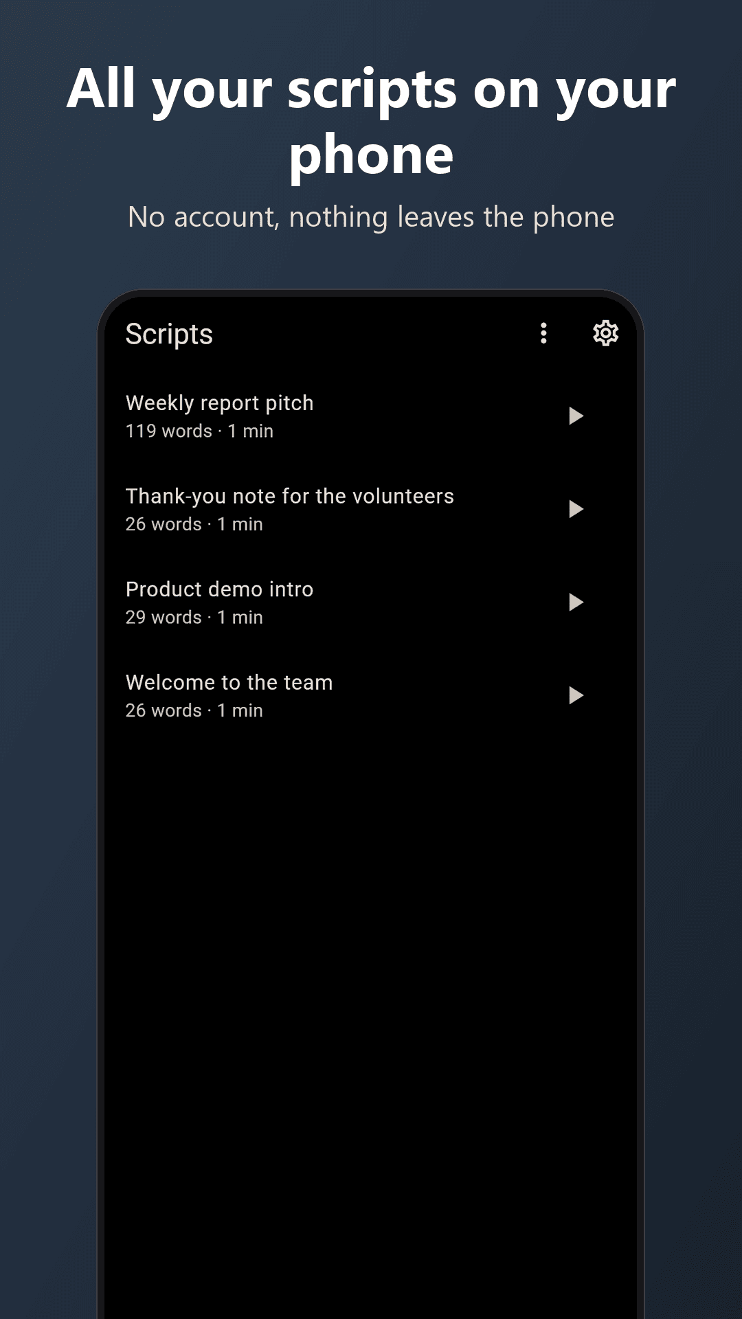Voice Prompter screenshot 5