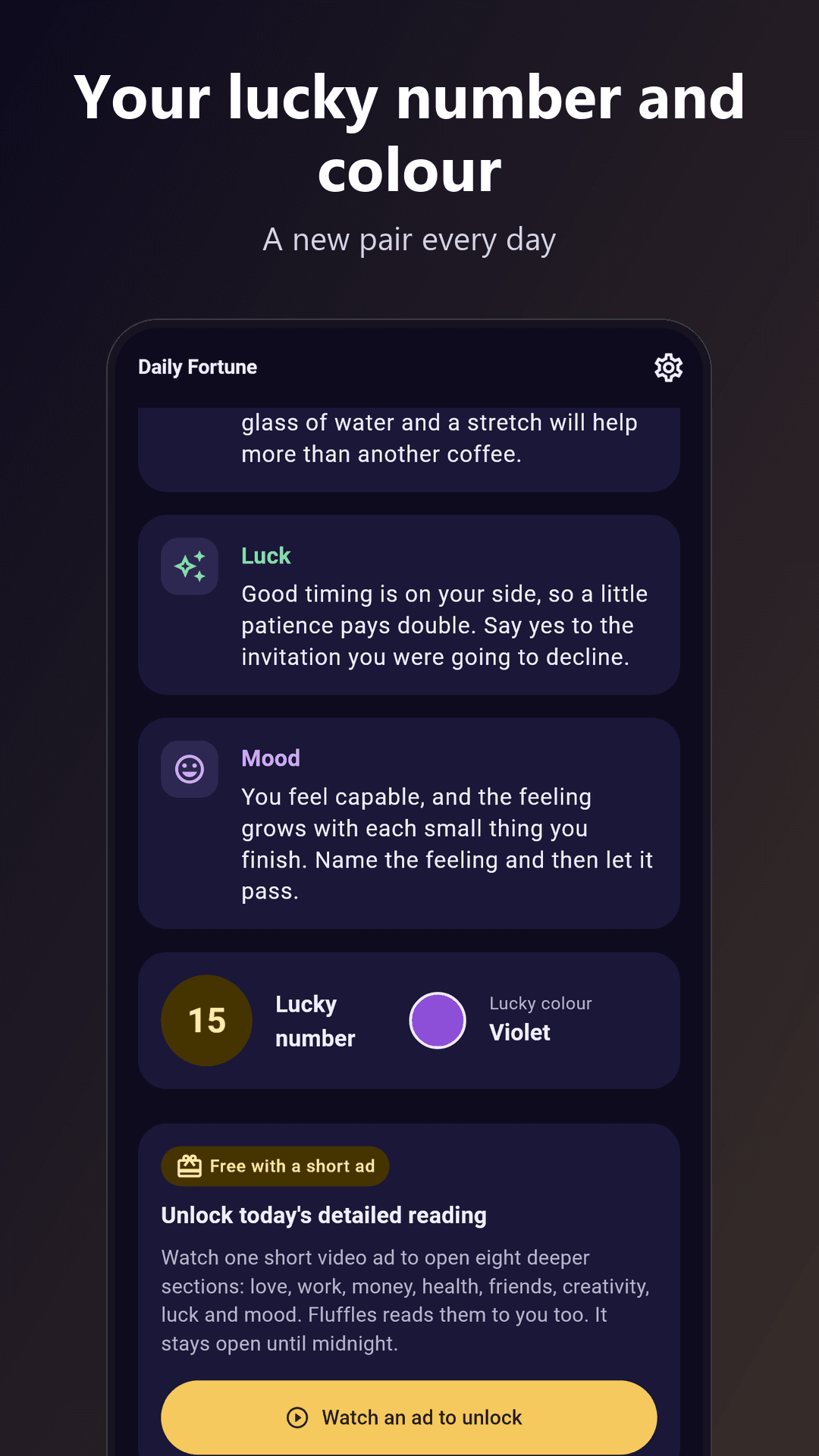Daily Fortune screenshot 3