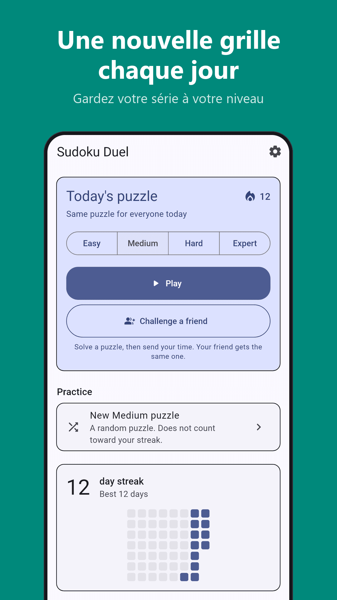 Capture d'écran 1 de Sudoku Duel