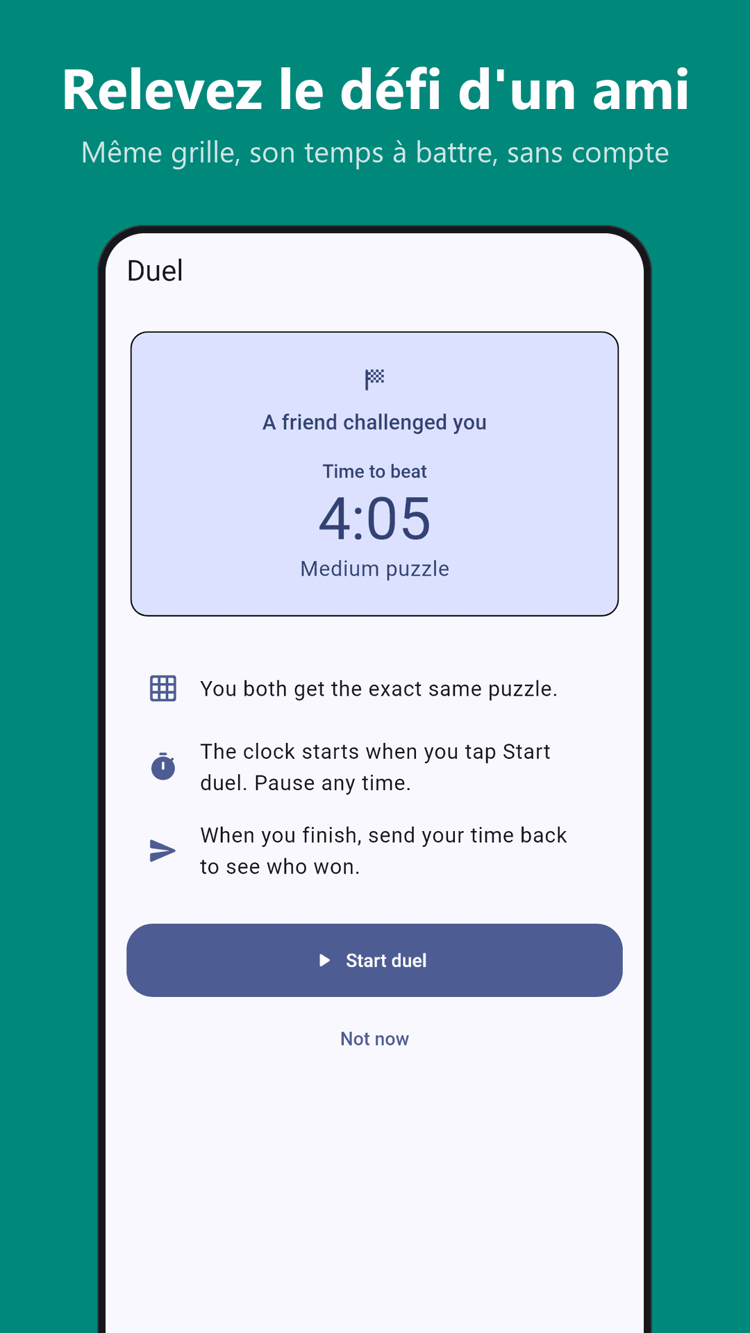 Capture d'écran 5 de Sudoku Duel