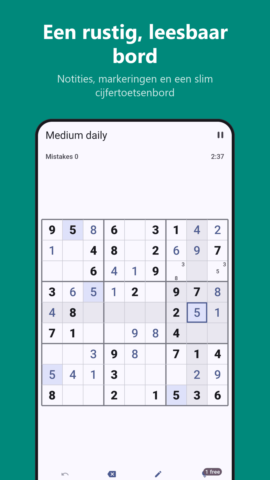 Screenshot 2 van Sudoku Duel